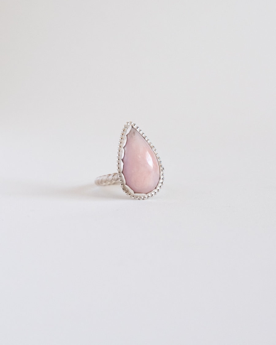 Peruvian Pink Opal Ring
