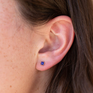 Tile Studs Petite - Lapis