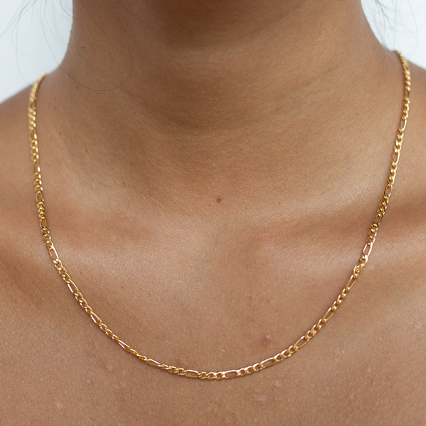 Gold Figaro Necklace Chain