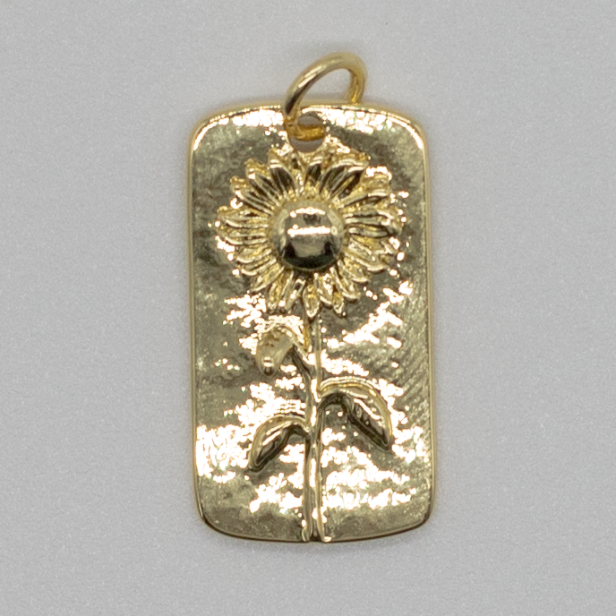 Sunflower Dogtag