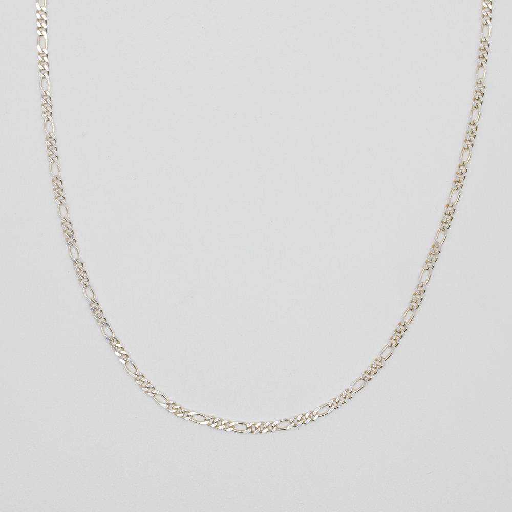 Silver Figaro Necklace Chain