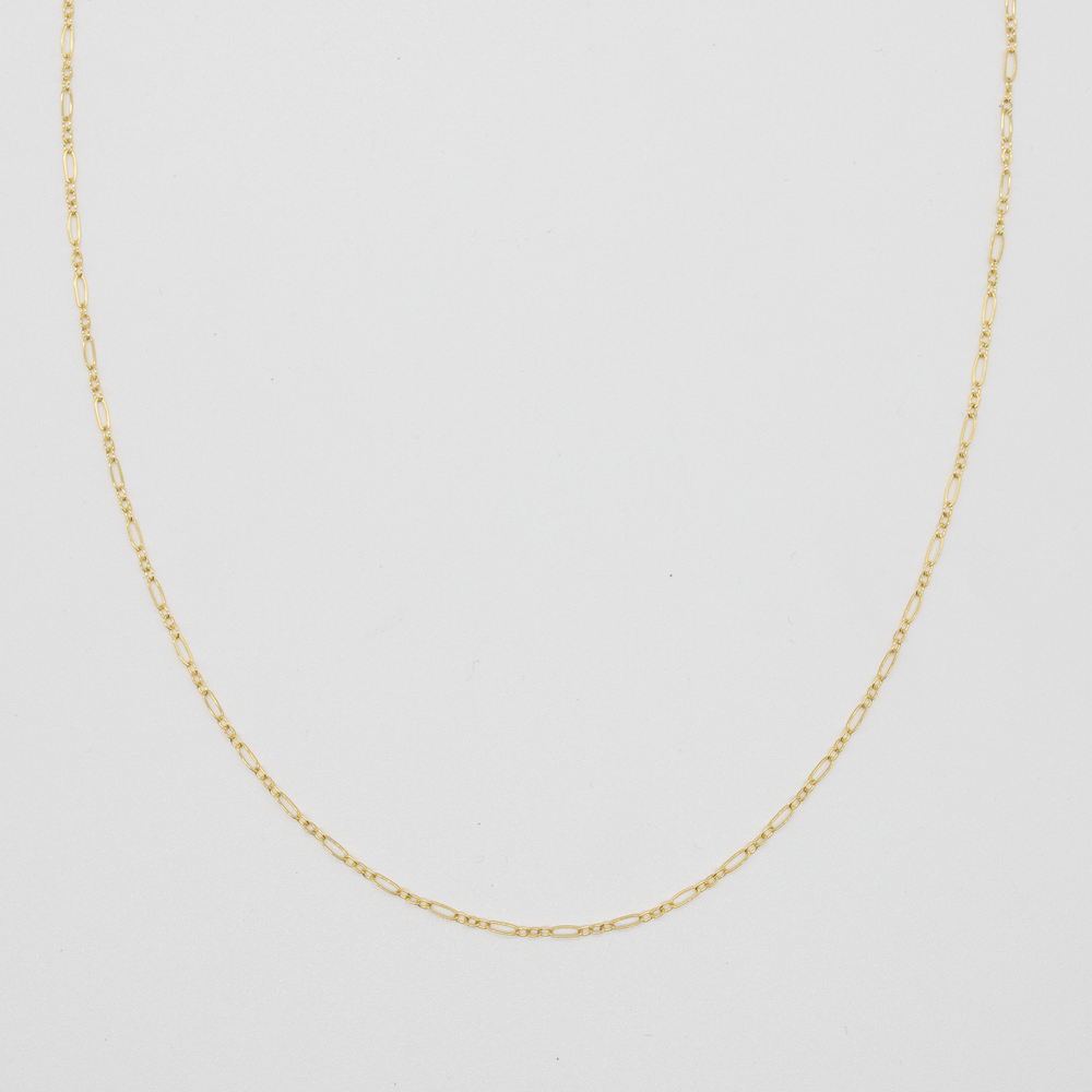 Gold Dot and Dash Necklace Chain