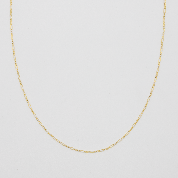 Gold Dot and Dash Necklace Chain