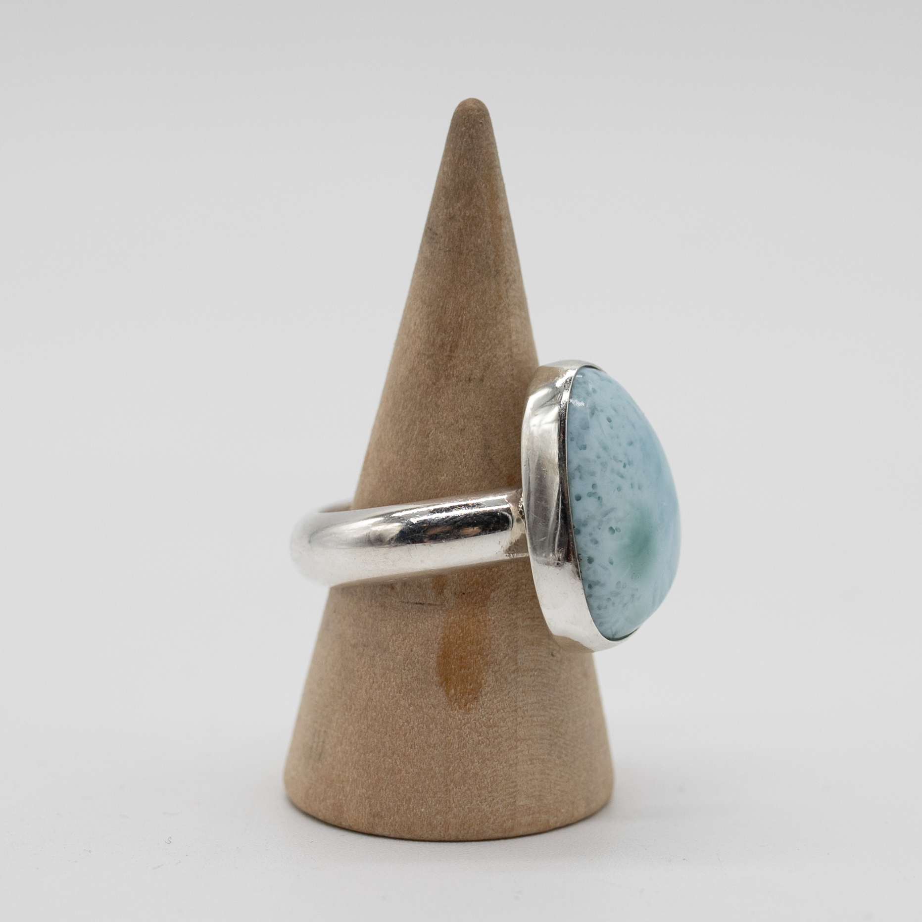 Ocean Bloom Larimar — Size 6.5