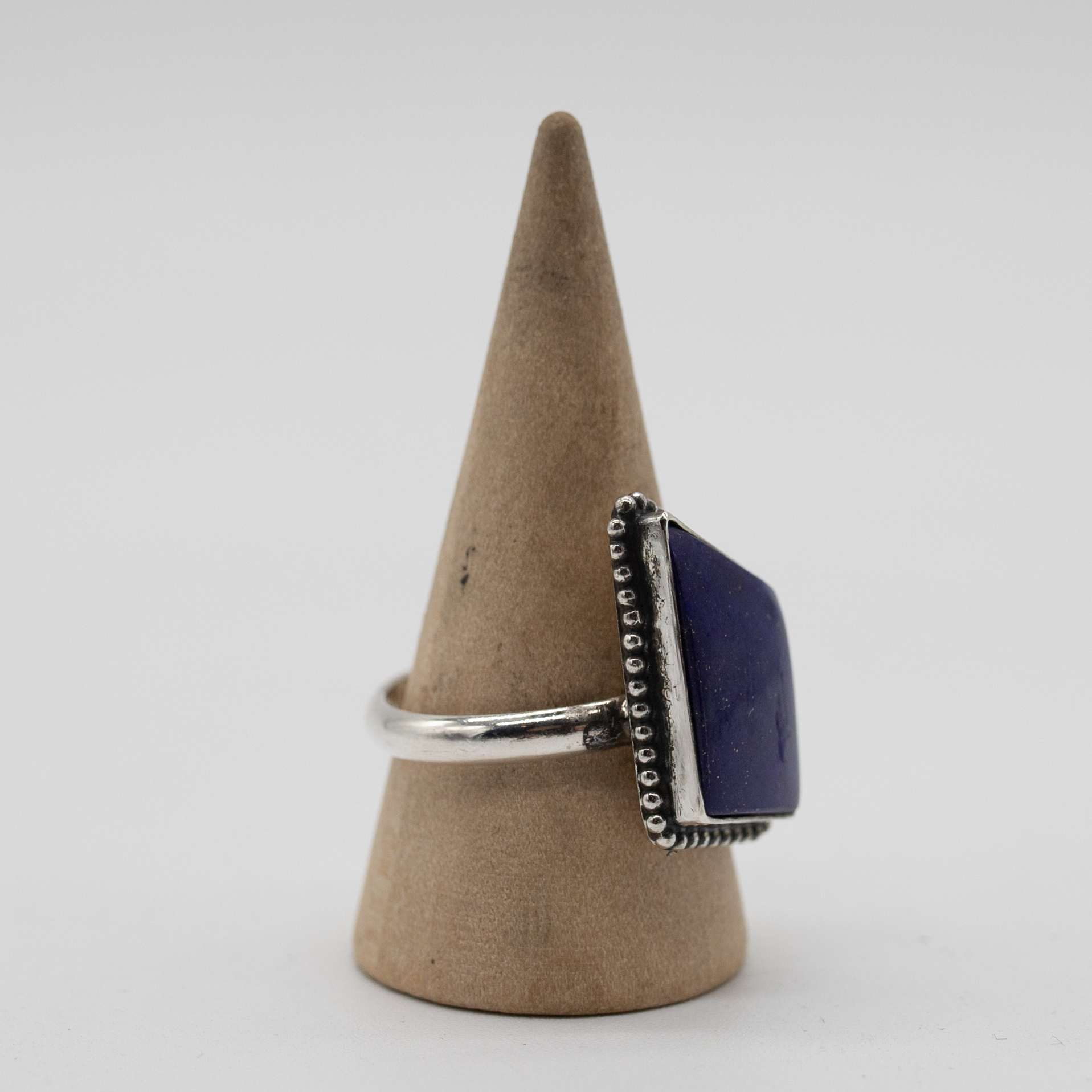 Lapis Lazuli Statement Ring — Size 8