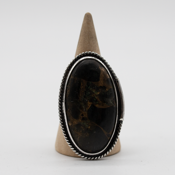 Large Oval Statement Ring — Size 8