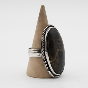 Large Oval Statement Ring — Size 8