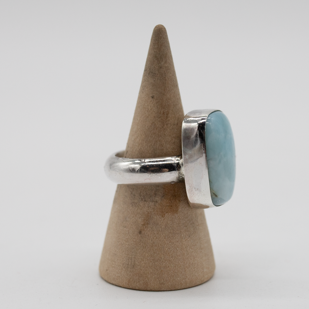 Larimar Rectangle Ring — Size 5