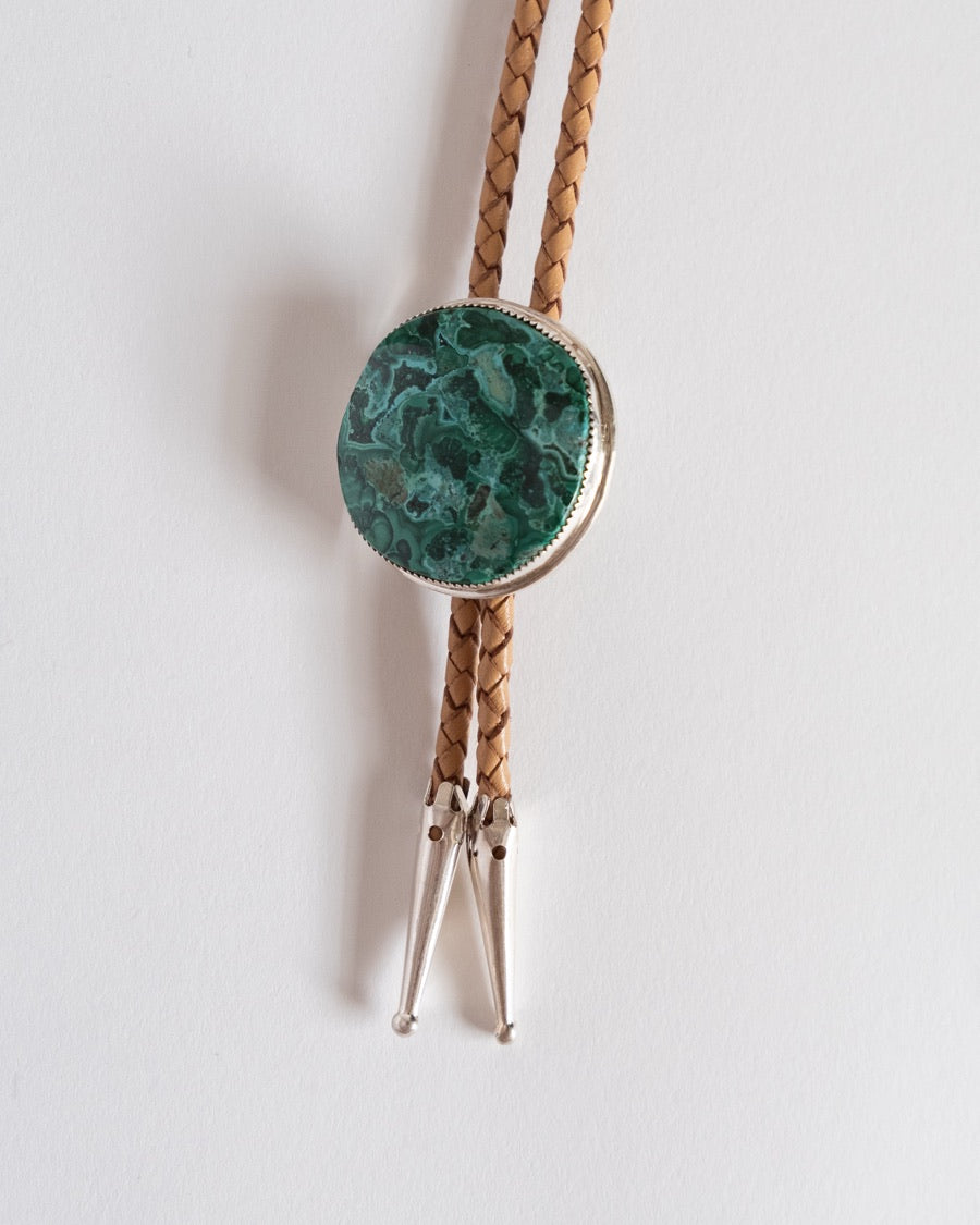 Malachite Bolo Tie
