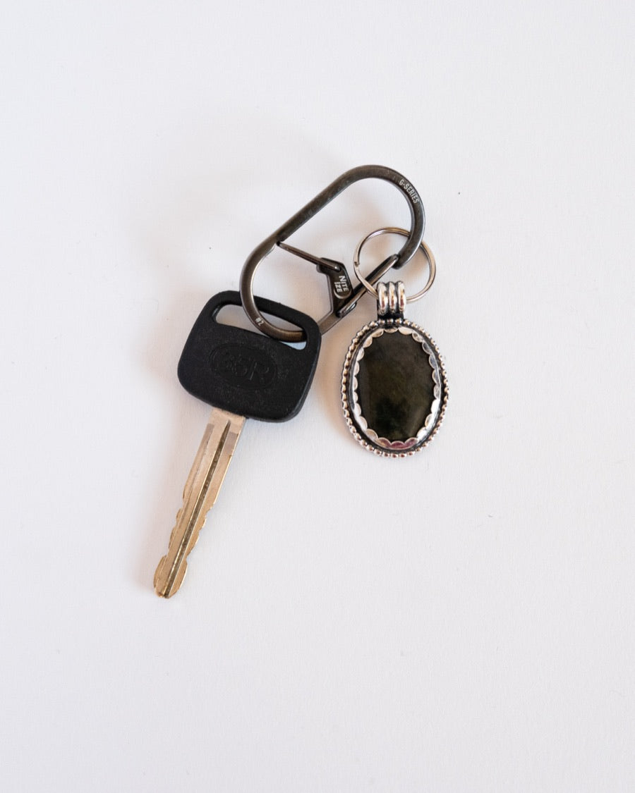 The Golden Obsidian Key Chain