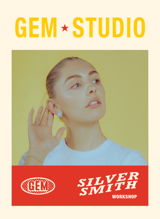 Larimar Stud Earrings — styled