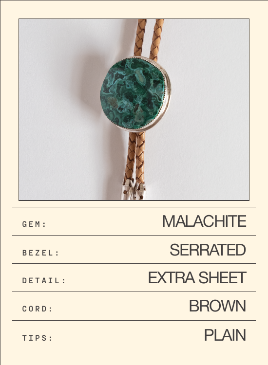 Malachite Bolo — spec