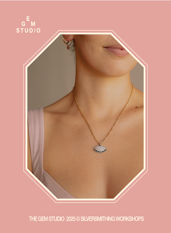 Moonstone Necklace — styled