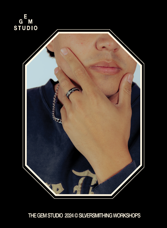 Mother Of Pearl Inlay Ring — styled