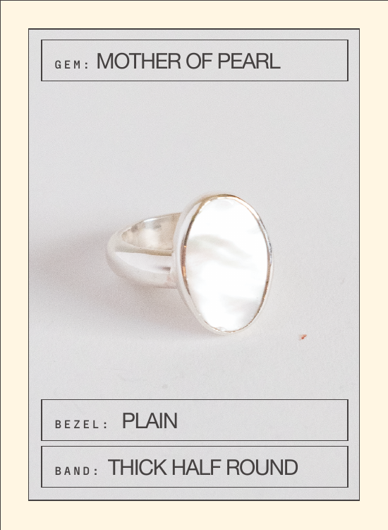 Mother Of Pearl Ring — spec