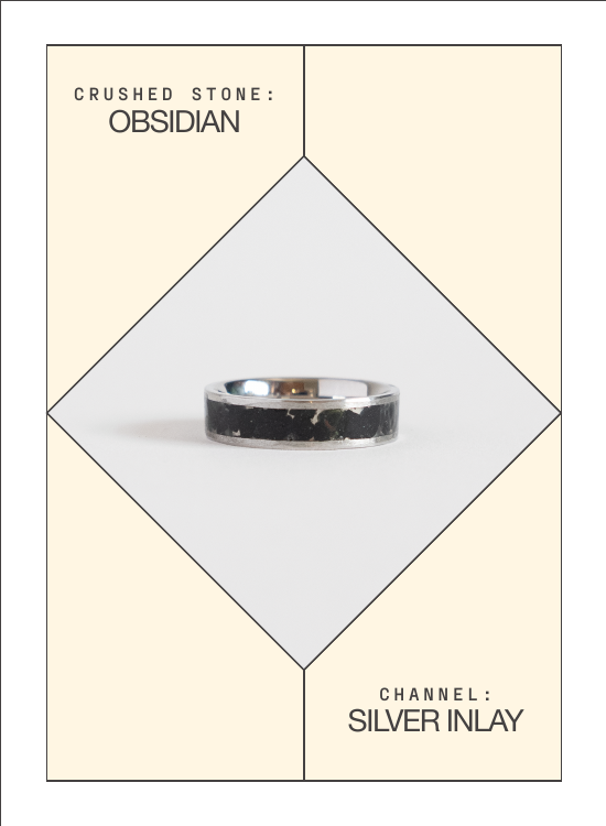 Obsidian Inlay Ring — spec