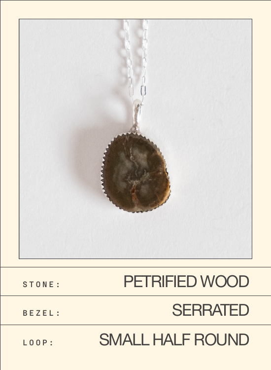Petrified Wood Necklace — spec