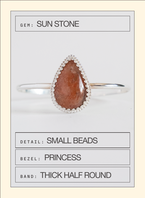 Sun Stone Ring — spec