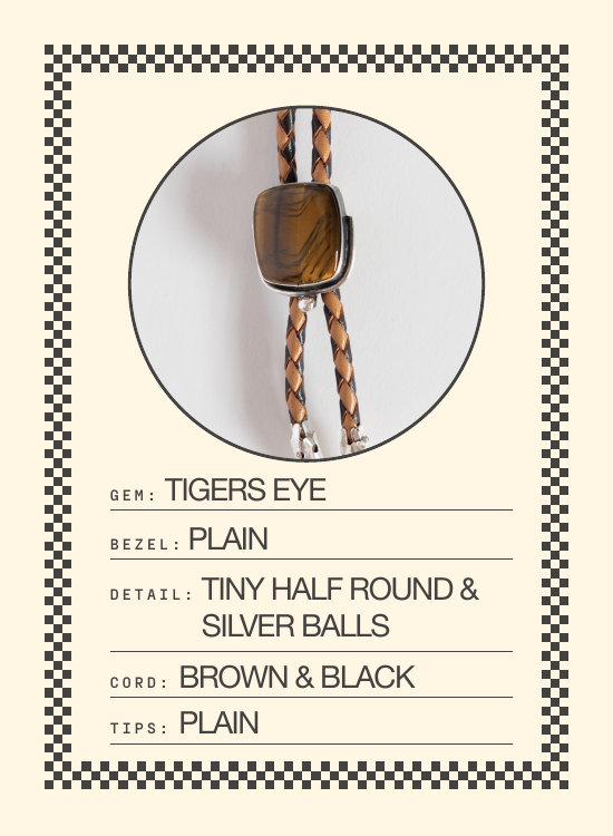 Tigers Eye Bolo — spec