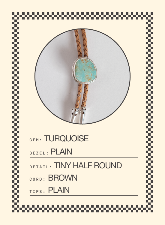 Turquoise Bolo — spec