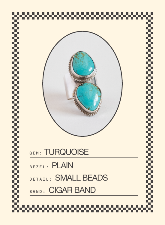 Turquoise Ring (Cigar Band) — spec