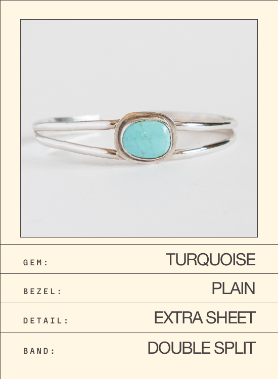Turquoise Ring (Double Split) — spec