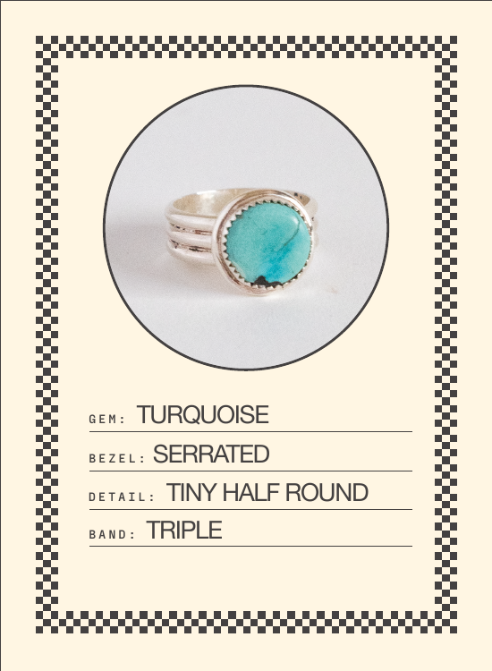Turquoise Ring (Triple Band) — spec